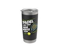 Il Padel Mi Fa Dire Parolacce - Padel Divertente Bicchiere termico in acciaio inox doppia parete