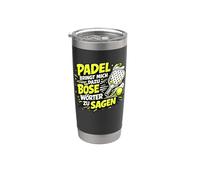 Il Padel Mi Fa Dire Parolacce - Padel Divertente Bicchiere termico in acciaio inox doppia parete