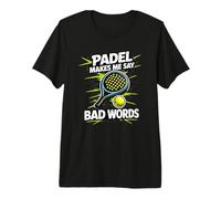 Il Padel Mi Fa Dire Parolacce - Padel Divertente Maglietta Premium