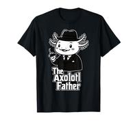Il Padre Axolotl Divertente Axolotl Mafia Giochi di parole Amphibian Amante Maglietta