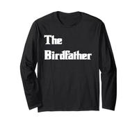 Il Padre degli Uccelli Funny Bird Dad Maglia a Manica