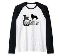 Il padre del cane, amante del cane di Collie, il miglior papà del cane di sempre Maglia con Maniche Raglan