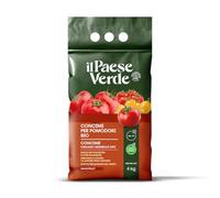 Il Paese Verde - Concime Pomodori Bio, 4kg | Fertilizzante Organo Minerale NPK - Ideale per Pomodori e Solanacee - Con Calcio - Favorisce la Crescita e Migliora