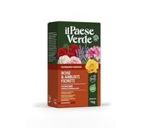 Il Paese Verde Rose E Arbusti Fioriti 1kg - Concime Per Rose Granulare Per Fioriture Abbondanti E Profumo Intenso. Concime Per Arbusti Fioriti Come Glicine, Oleandro, Lavanda, Concime Siepe.