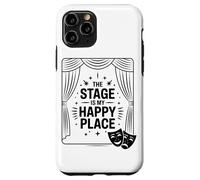 Il Palcoscenico È Il Mio Posto Felice Appassionato Di Teatro Custodia per iPhone 11 Pro