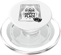 Il Palcoscenico È Il Mio Posto Felice Appassionato Di Teatro PopSockets PopGrip per MagSafe