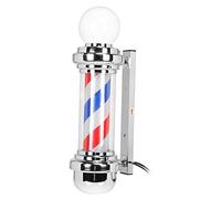 Il Palo Barbiere, 26.8'' Barber Pole Vintage per Esterni ed Interni Illuminato Motorizzato con luce LED(220V-EU)