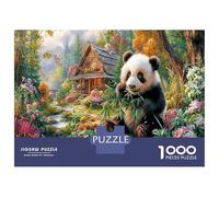 Il panda grande 1000 Pezzi Puzzle Da Fare Personalmente Per Mettere Alla Prova La Logica Giardino cottage panda eccellente Per Allietare Una Celebrazione E Far Piacere A Un Appassionato 52x38cm
