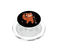 Il panda minore gioca a Golf Bear Cat PopSockets PopGrip per MagSafe