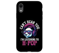 Il panda pop di Hong Kong non può sentirti, sto ascoltando H-Pop Custodia per iPhone XR