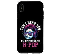 Il panda pop di Hong Kong non può sentirti, sto ascoltando H-Pop Custodia per iPhone XS Max