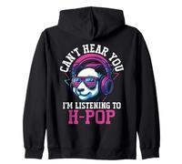 Il panda pop di Hong Kong non può sentirti, sto ascoltando H-Pop Felpa con Cappuccio
