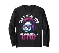 Il panda pop di Hong Kong non può sentirti, sto ascoltando H-Pop Maglia a Manica