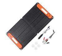 Il pannello solare pieghevole di alta efficienza 80W facile porta le spese con le tasse della porta USB del doppio USB di C per il campeggio