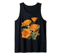 Il papavero della California Orange Wildflower Canotta
