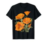 Il papavero della California Orange Wildflower Maglietta