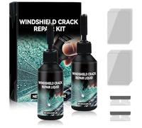 Il parabrezza dell'auto ripara crepe e scheggiature sotto i 6 mm in 30 minuti con rivestimento resistente ai raggi UV, kit di riparazione per parabrezza