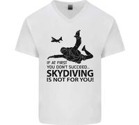 Il Paracadutismo Non È Per Te Maglietta In Cotone A V Collo Per Uomo