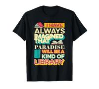 Il paradiso dei lettori bibliotecari sarà una specie di grunge bibliotecario Maglietta