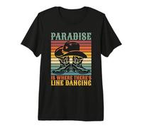 Il Paradiso è Dove c'è la Line Country Dance Maglietta Premium