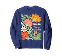 Il Paradiso è in Cima alla mia Lista dei Desideri, Stile Boho Floreale retrò Felpa