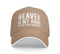 Il Paradiso è la mia casa, Sono Solo Qui. Cappelli da reclutamento. Cappellini da Baseball per Uomo e Donna.