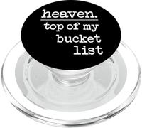 Il paradiso in cima alla mia lista dei secchi | Adoratori della fede cristiana PopSockets PopGrip per MagSafe