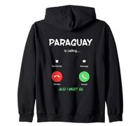 Il Paraguay Chiama e Devo Andare in Viaggio Felpa con Cappuccio