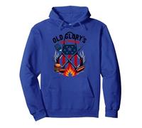 Il Partner di Old Glory Grill Felpa con Cappuccio, Unisex per Adulti, Blu Reale, M