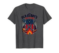 Il Partner di Old Glory Grill Maglietta, Uomo, Grigio Scuro, 3XL