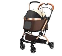 Il passeggino for animali domestici è leggero, portatile, pieghevole, staccabile, con cestino allargato, for animali domestici, compatibile for portare a spasso cani e gatti, in viaggio(C)