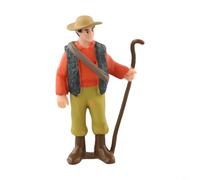 Il pastore dipinto scala dell'agricoltore dell'HO figura la gente di modello del PVC per la scena dell'azienda agricola di disposizione del treno (ZQ 376)