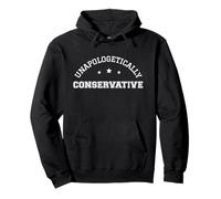 Il Patriottismo Conservatore impenitente vota i conservatori Felpa con Cappuccio