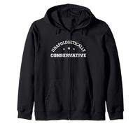 Il Patriottismo Conservatore impenitente vota i conservatori Felpa con Cappuccio