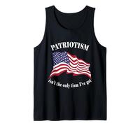 Il patriottismo non è l'unico tismo che ho l'autismo della bandiera americana Canotta