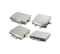 Il pavimento del camion del ponte del peso linea impermeabile IP67 4/6/8/10 della pressofusione scatola di giunzione delle cellule di carico della bilancia(Analog 10 wire)