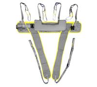 Il paziente cammina con la cinghia, il paziente so For anziani disabili for uso domestico Imbracatura for sollevatore for pazienti con peso di carico di 509 libbre Giallo(Geel)