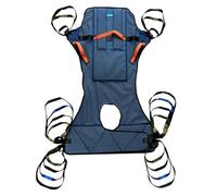 Il paziente cammina con la cinghia, il paziente so For imbracatura in rete for trasferimento Lake Blue, senza cintura(Gris,No belt)