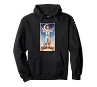 Il Pazzo Clown Tarocchi Cosmic Dreamscape Felpa con Cappuccio