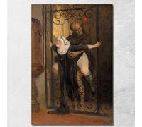 Il Peccato Heinrich Lossow, hlw5 Quadro Stampato su Tela Fine Art, Intelaiato Pronto da Appendere, assemblato a Mano, 50x70 cm