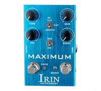 Il pedale per chitarra IRIN supporta la distorsione overdrive e l'equalizzatore grafico a 10 punti per ottimizzare la simulazione del suono negli scenari di riproduzione (B)