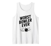 Il peggior Bowler mai Divertente Umorismo da Bowling Canotta