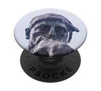 Il pensatore di Auguste Rodin PopSockets PopGrip Adesivo