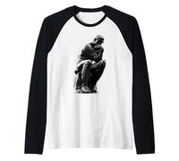Il Pensatore (Il Poeta) di Auguste Rodin Maglia con Maniche Raglan