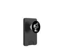 Il pensatore statua sul gabinetto Auguste Rodin divertente PopSockets PopWallet per MagSafe