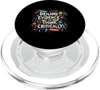 Il pensiero critico divertente richiede prove e pensa in modo critico PopSockets PopGrip per MagSafe