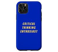 Il pensiero critico divertente richiede prove umorismo sarcastico Custodia per iPhone 11 Pro