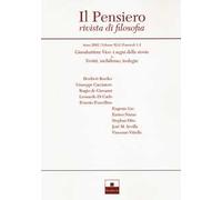 Il pensiero. Rivista di filosofia (2002). Vol. 41: Giambattista Vico: i segni della storia-Verità, nichilismo, teologia.