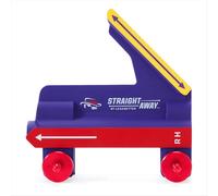 Il percorso del trainer per lo swing dritto del golf guida la traiettoria con feedback immediato