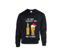 Il Periodo Più Meraviglioso Per Un Beer Natale Felice Sweatshirt
